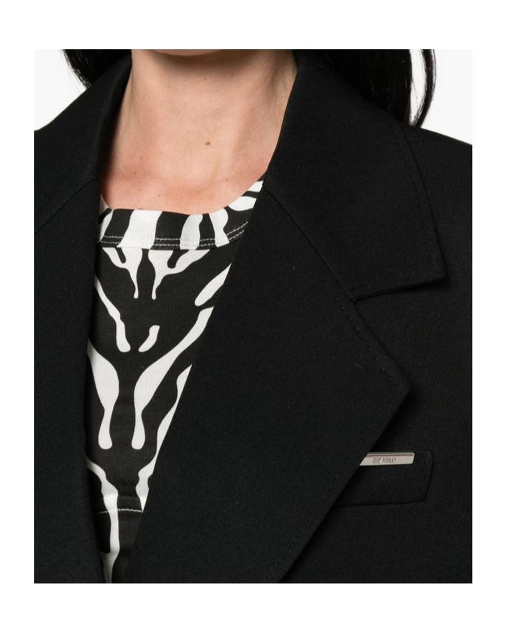 The Attico Black The Single-Breasted Oversized Blazer
