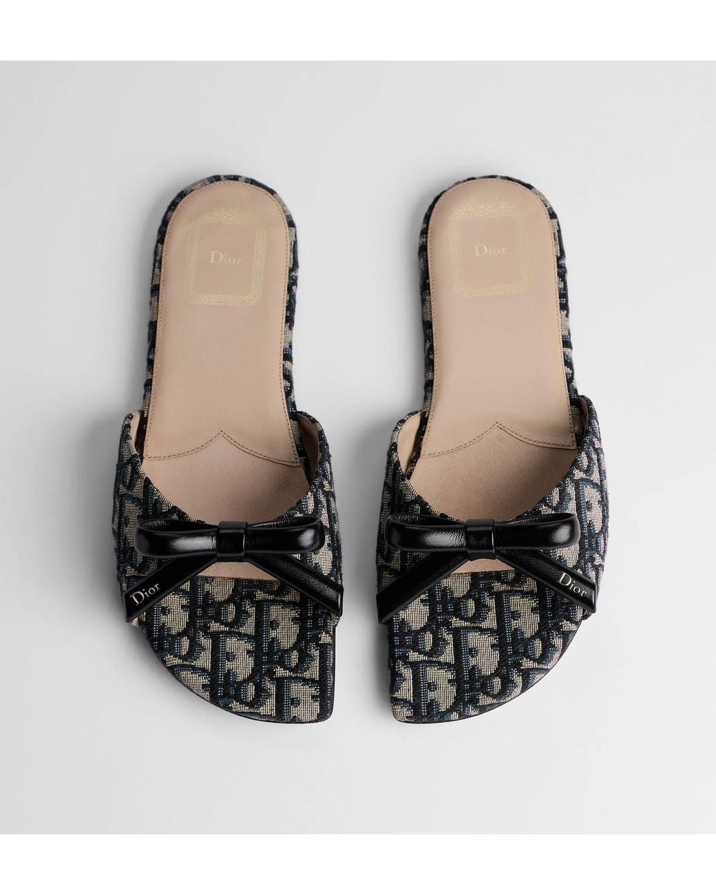 Dior Brown Bow Slide