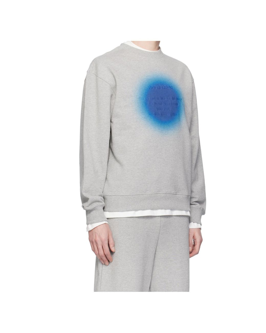 Adererror Gray Long Sleeve Sweatshirt for men