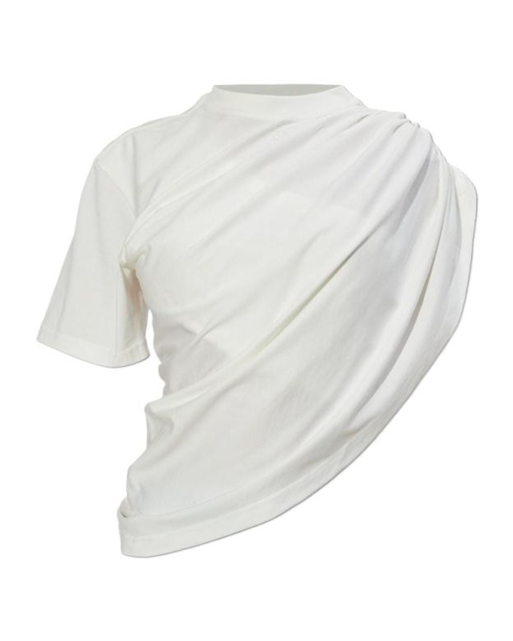 Courreges White Asymmetrical Top