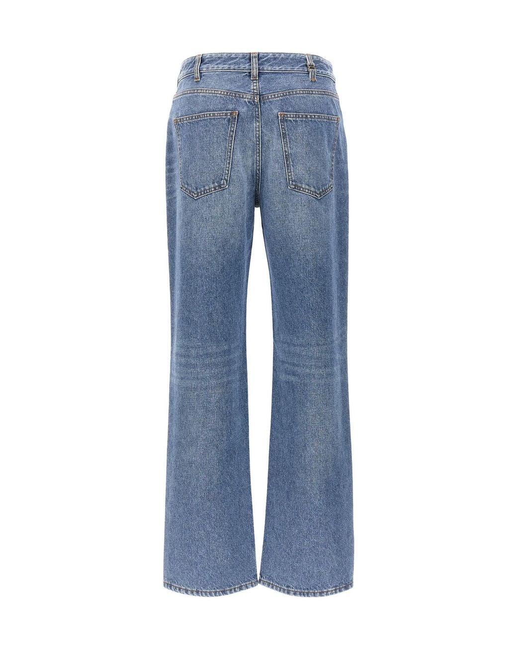 Chloé Blue Chloé Boyfriend Straight-Leg Jeans