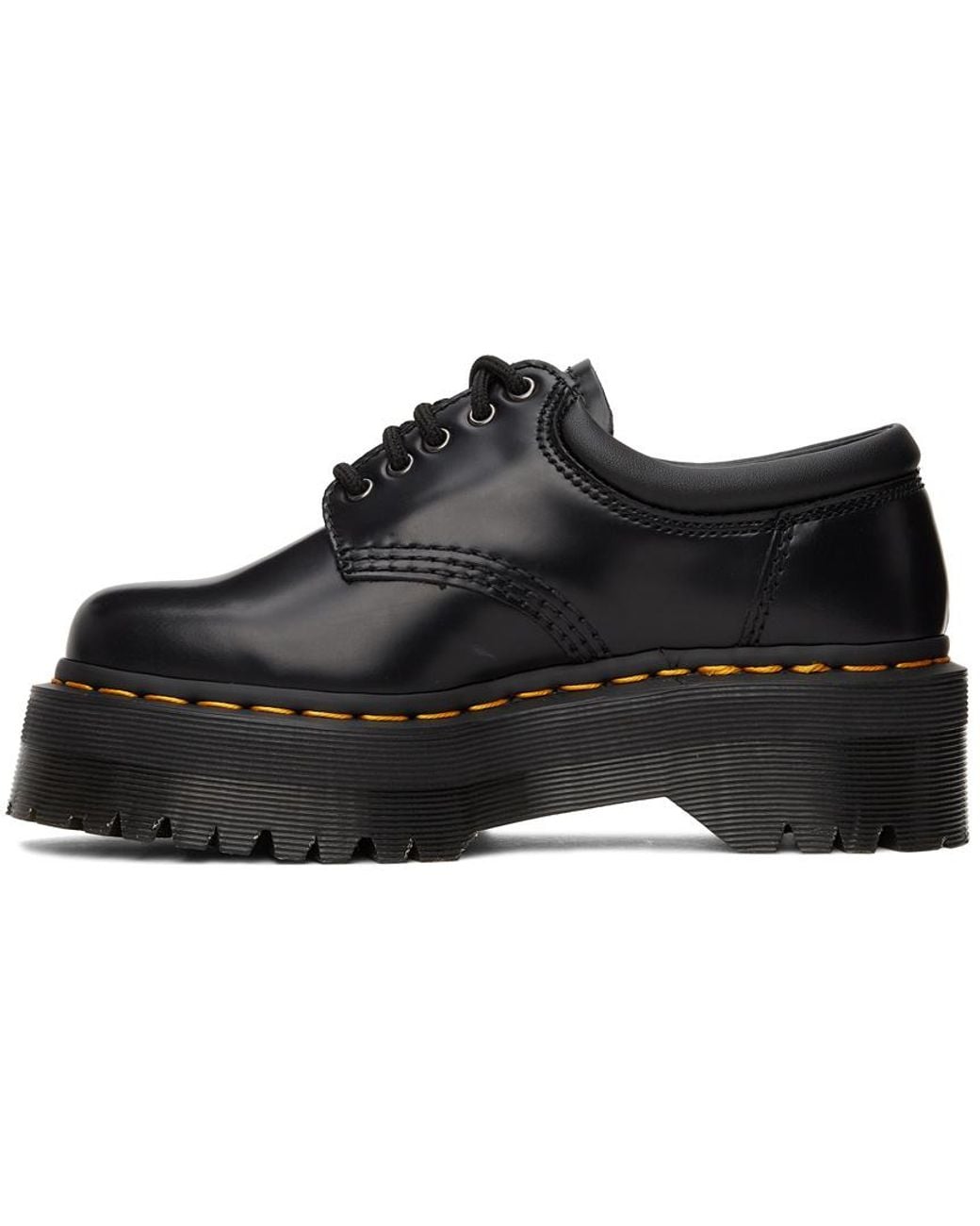 Dr. Martens Black 8053 Quad Lace-Up Platform Shoes