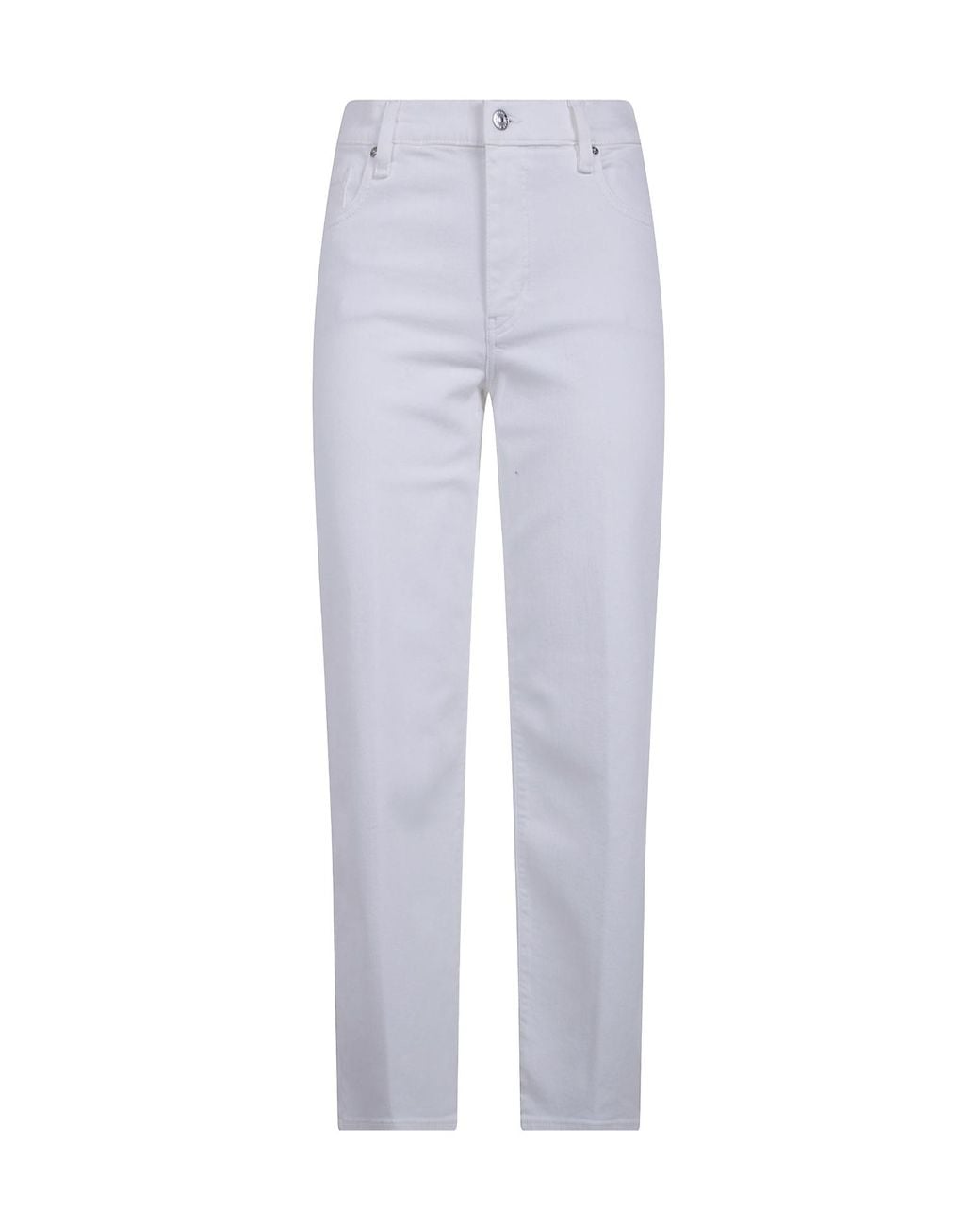 FRAME White Logo Patch Pants