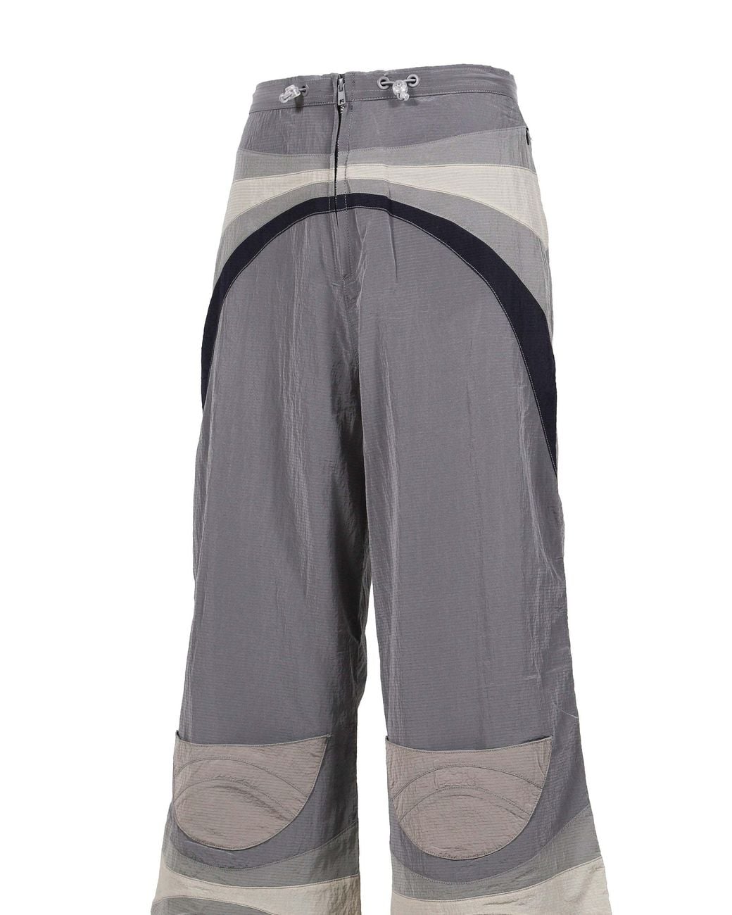 ERL Gray Patterned Wide-Leg Pants for men