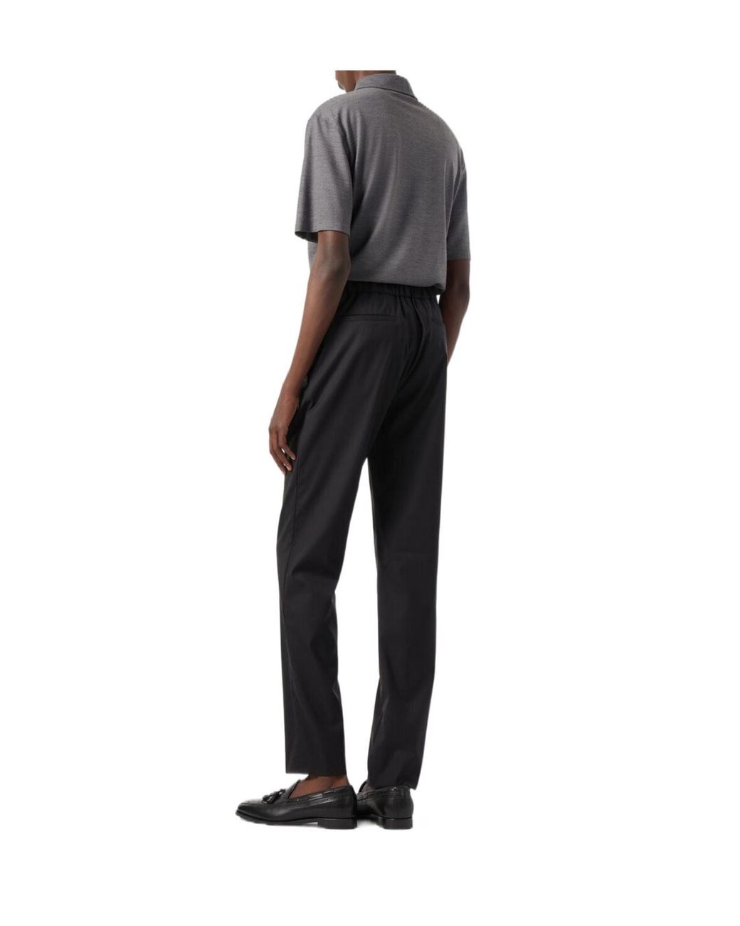 Loro Piana Gray Colmegna Polo Shirt for men