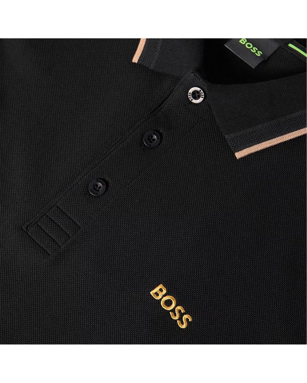 Boss Black Logo Short Sleeve Polo Shirt for men