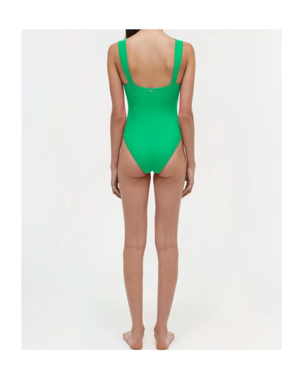 Jonathan Simkhai Green Kyle Bustier One Piece