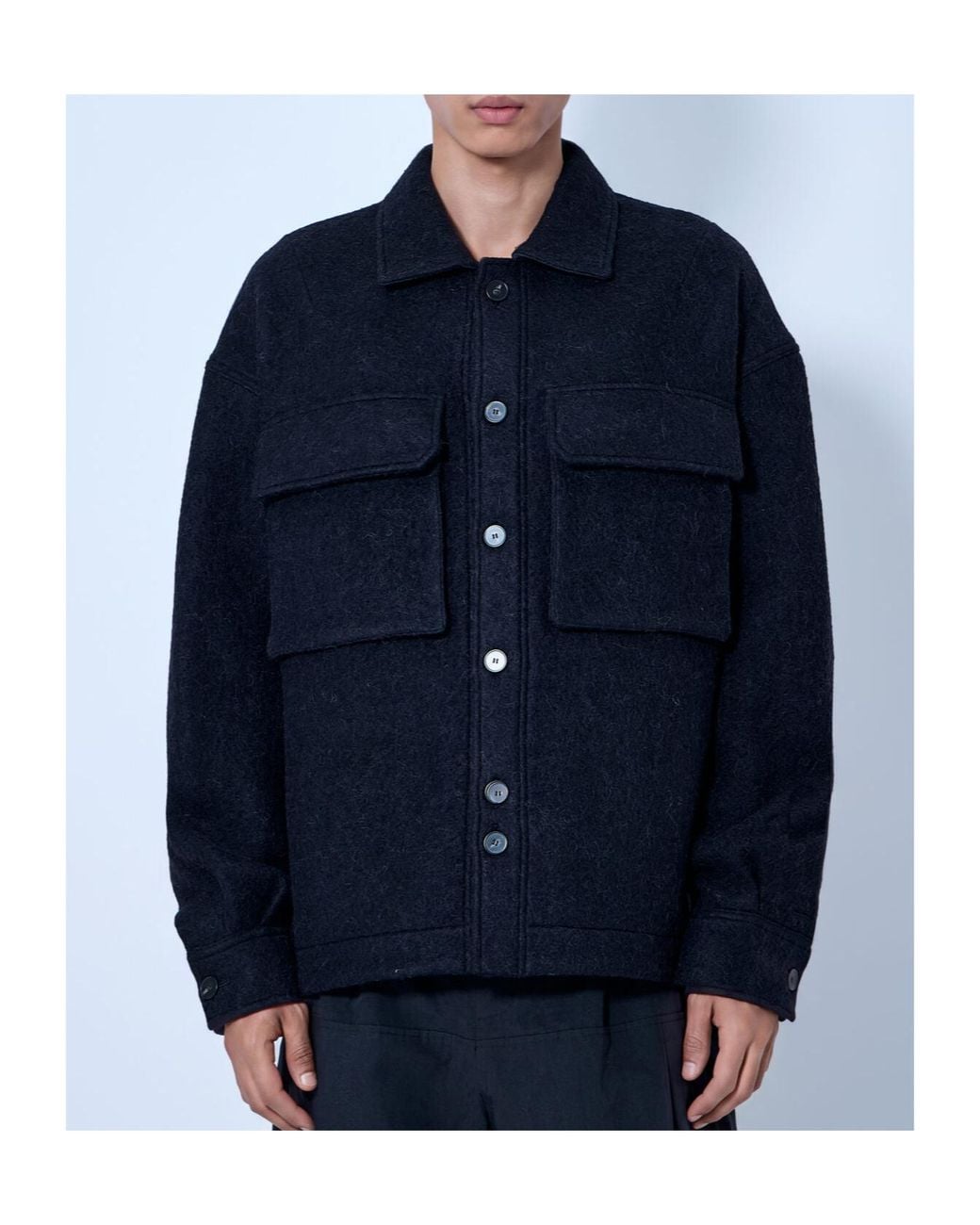 Entire studios Black Long-Sleeve Jacket for men