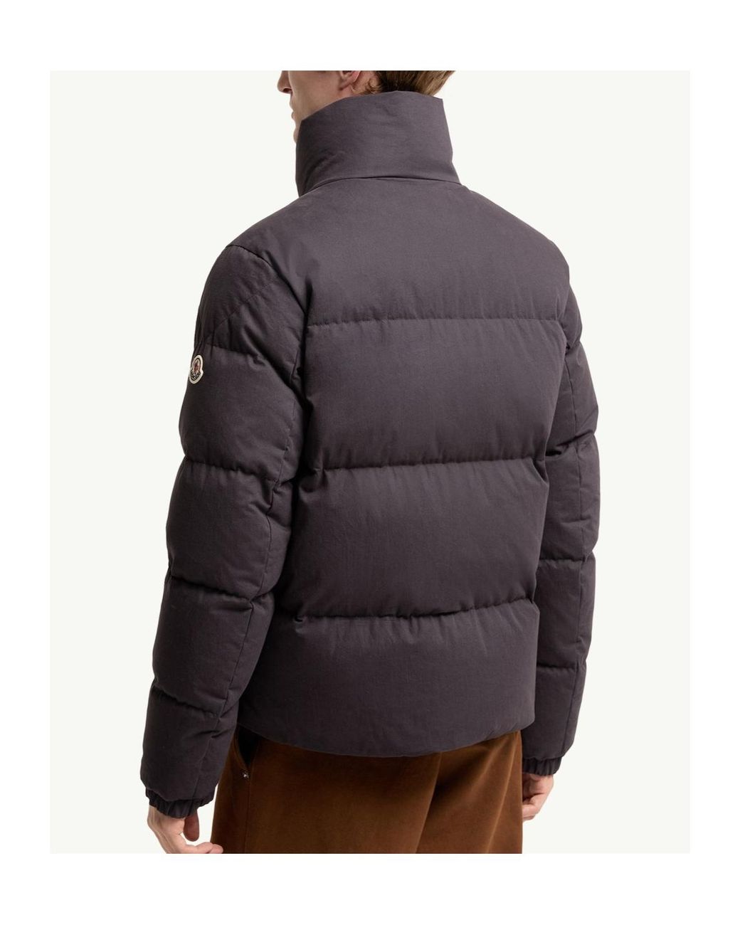Moncler Gray Isenviel Stand-Collar Down Jacket for men