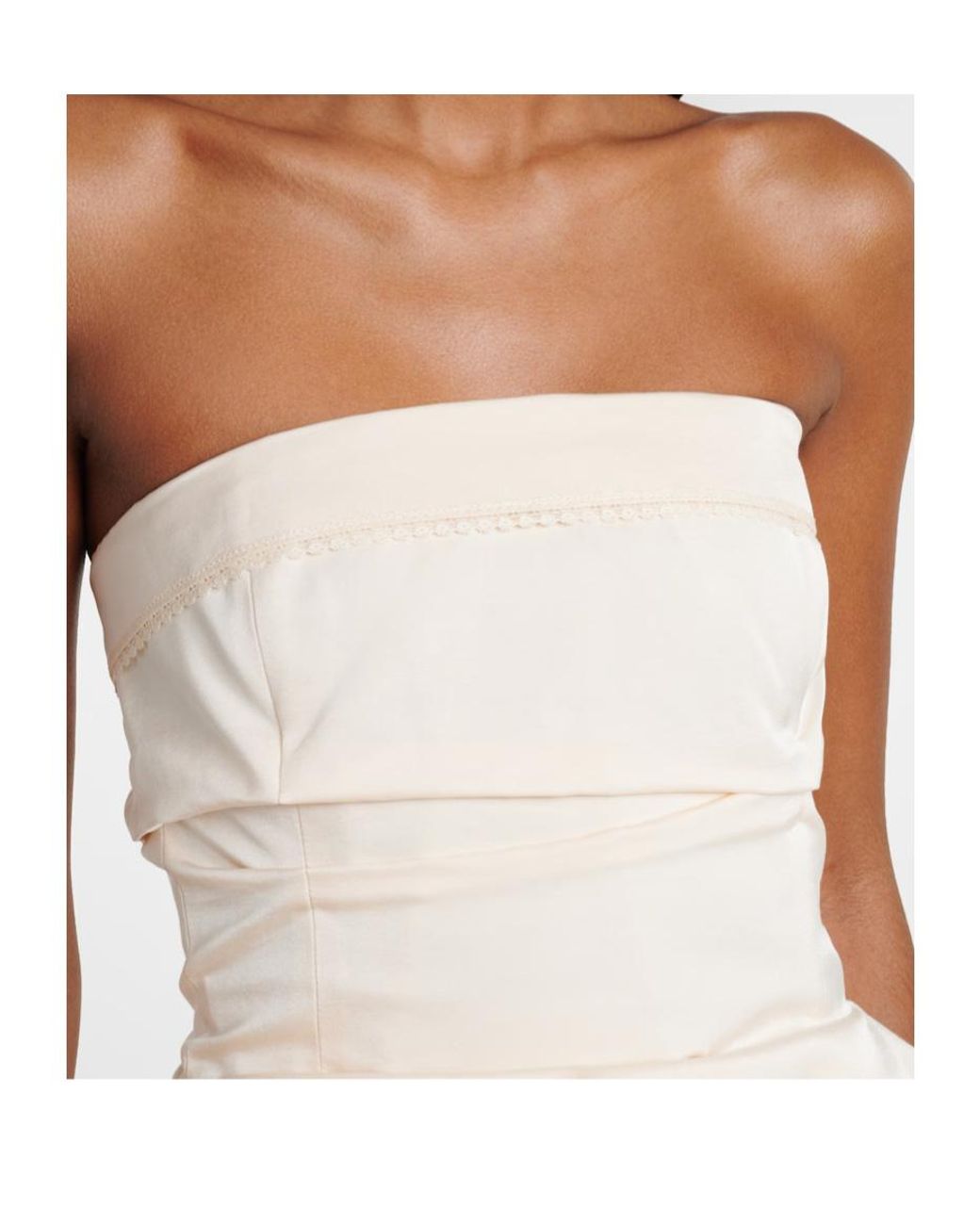 Magda Butrym Natural Asymmetrical Dress