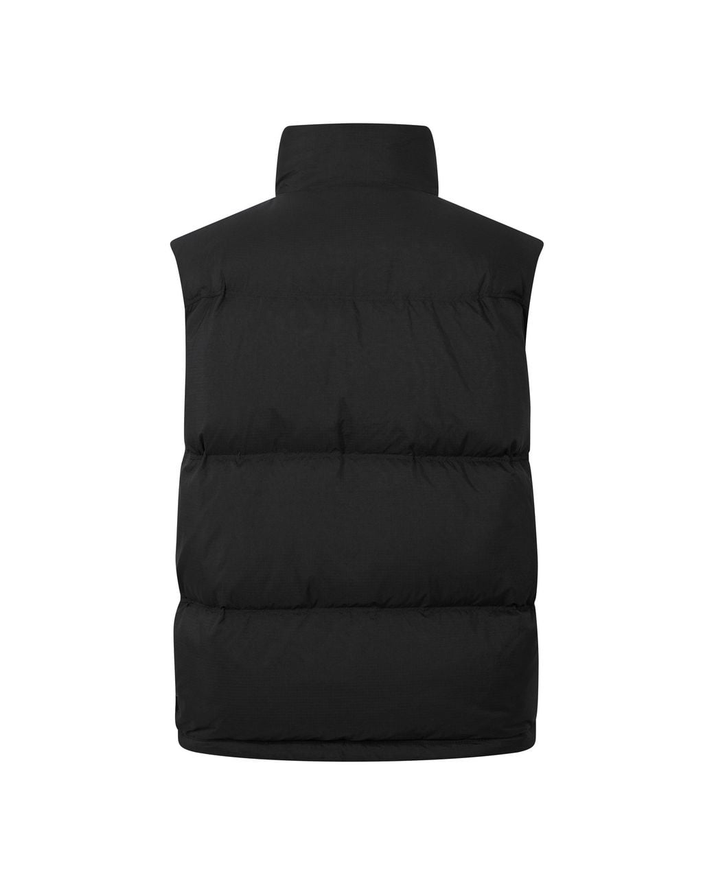 Stone Island Black Standcollar Thickened Vest for men