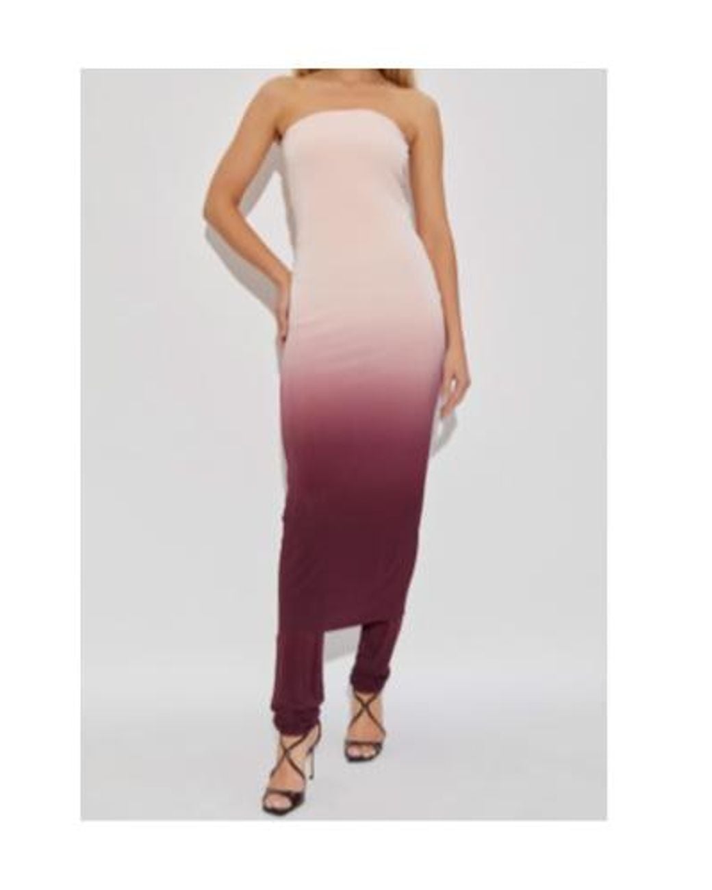 Alaïa Purple Alaïa Gradient Jersey Jumpsuit
