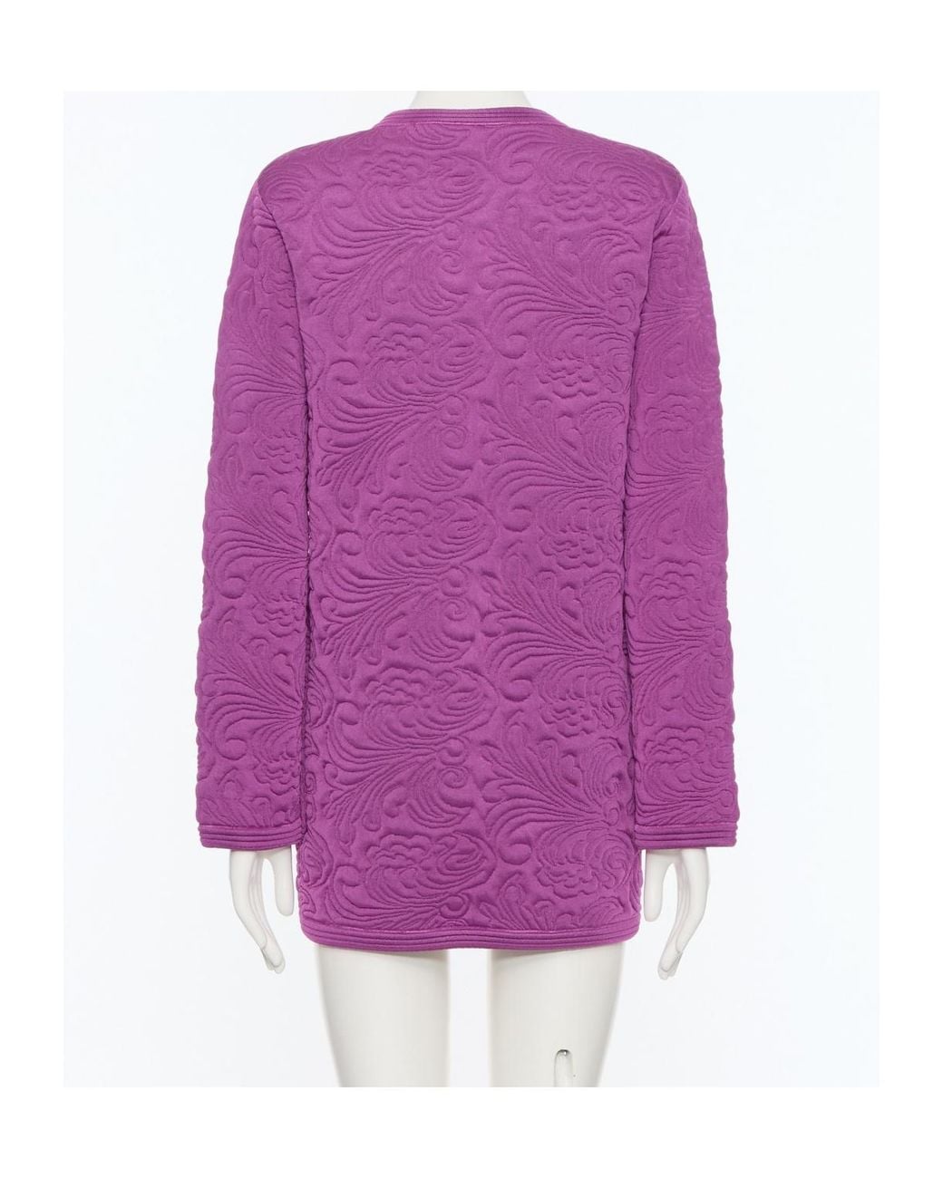 Valentino Purple Long-Sleeve Casual Jacket