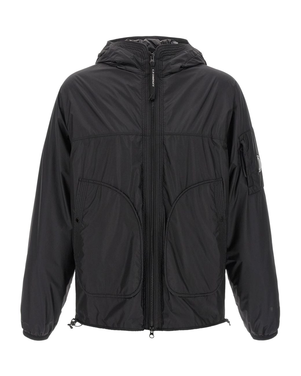 C P Company Black Nada Shield Jacket for men