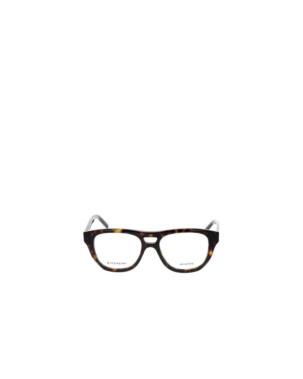 Givenchy White Eyewear Pilot Frame Glasses for men