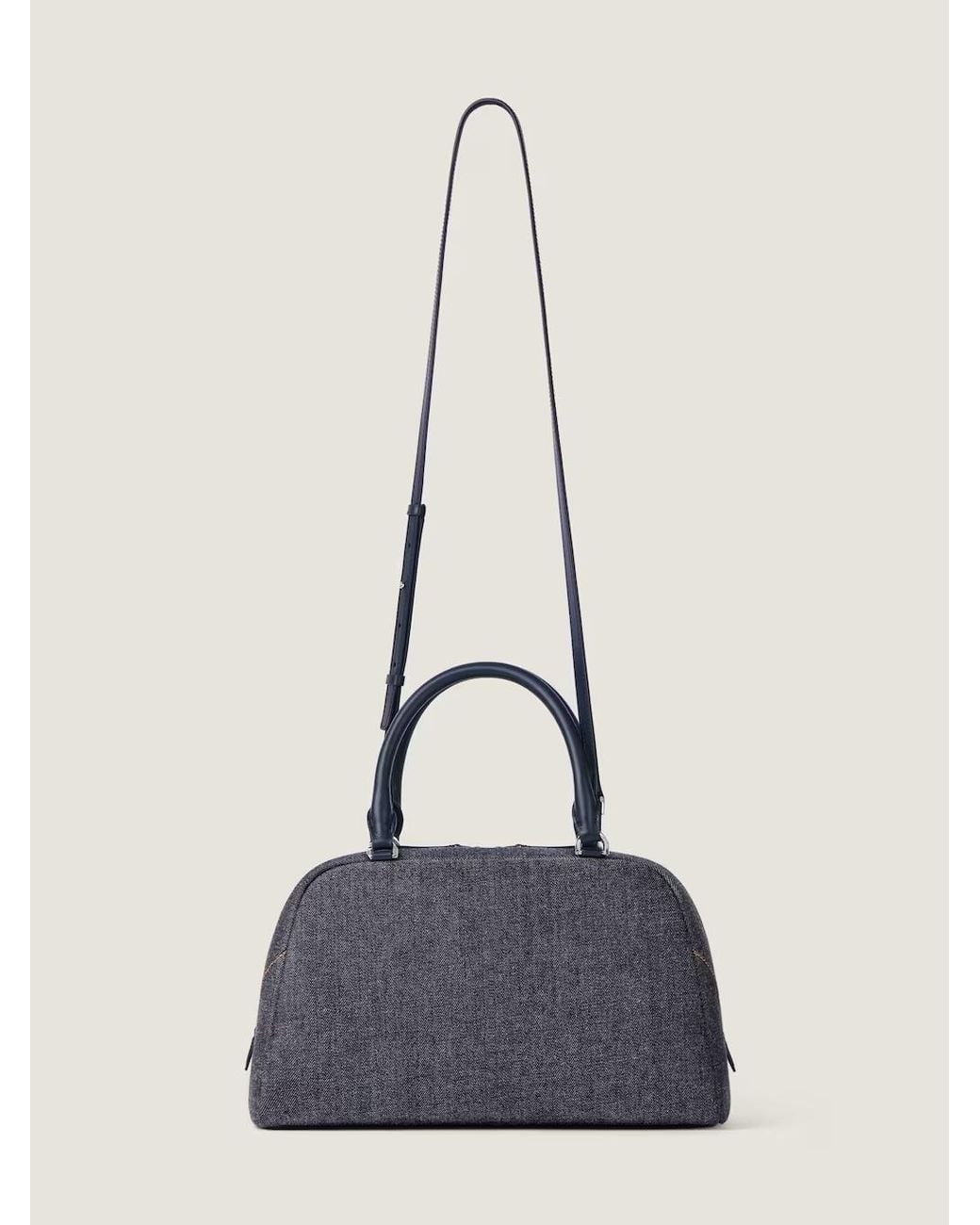 Givenchy Blue Antigona Antigona East-West Bowling Bag