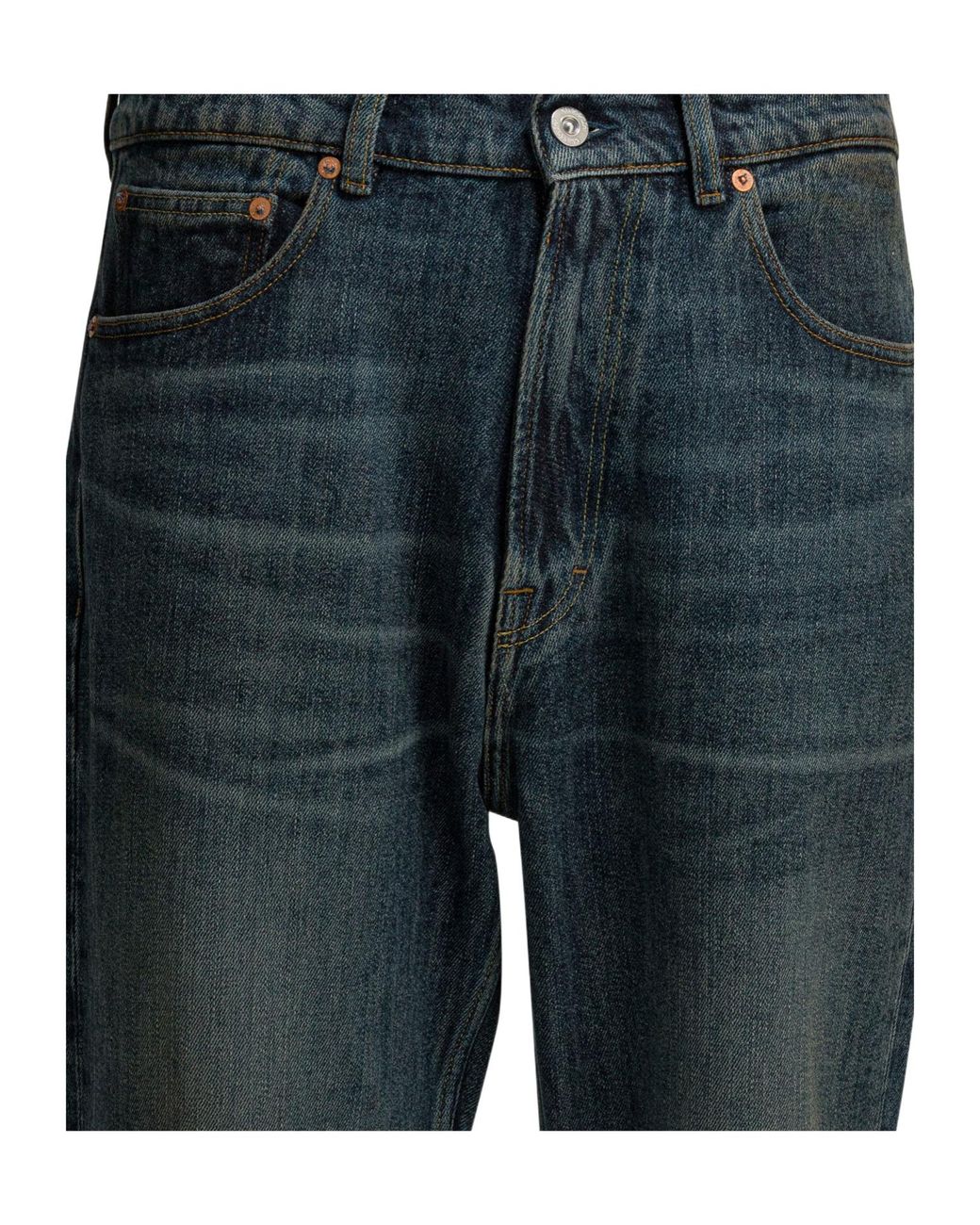 Our Legacy Gray Third Cut Straight Jeans for men