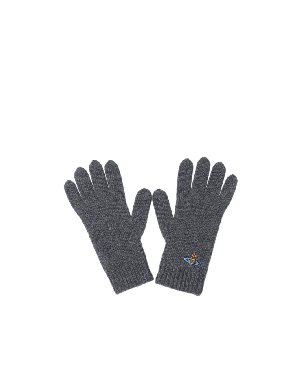 Vivienne Westwood Black Knitted Gloves