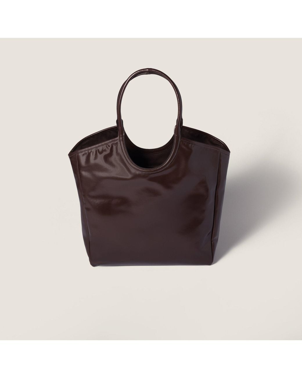 Miu Miu Brown Ivy Leather Bag