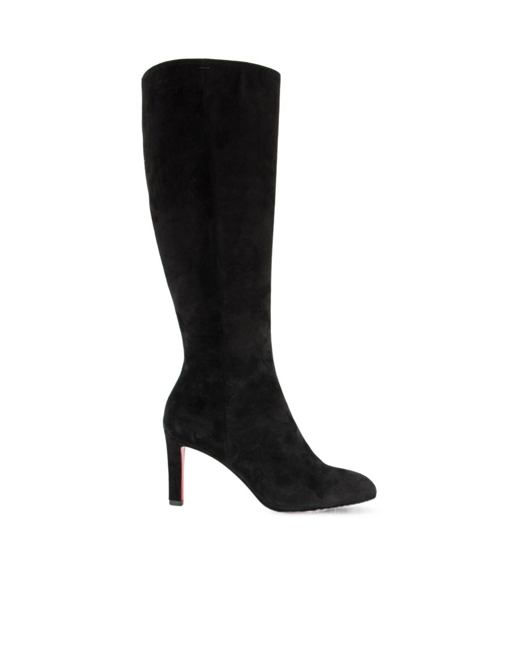 Christian Louboutin Black Knee-High Heel Boots