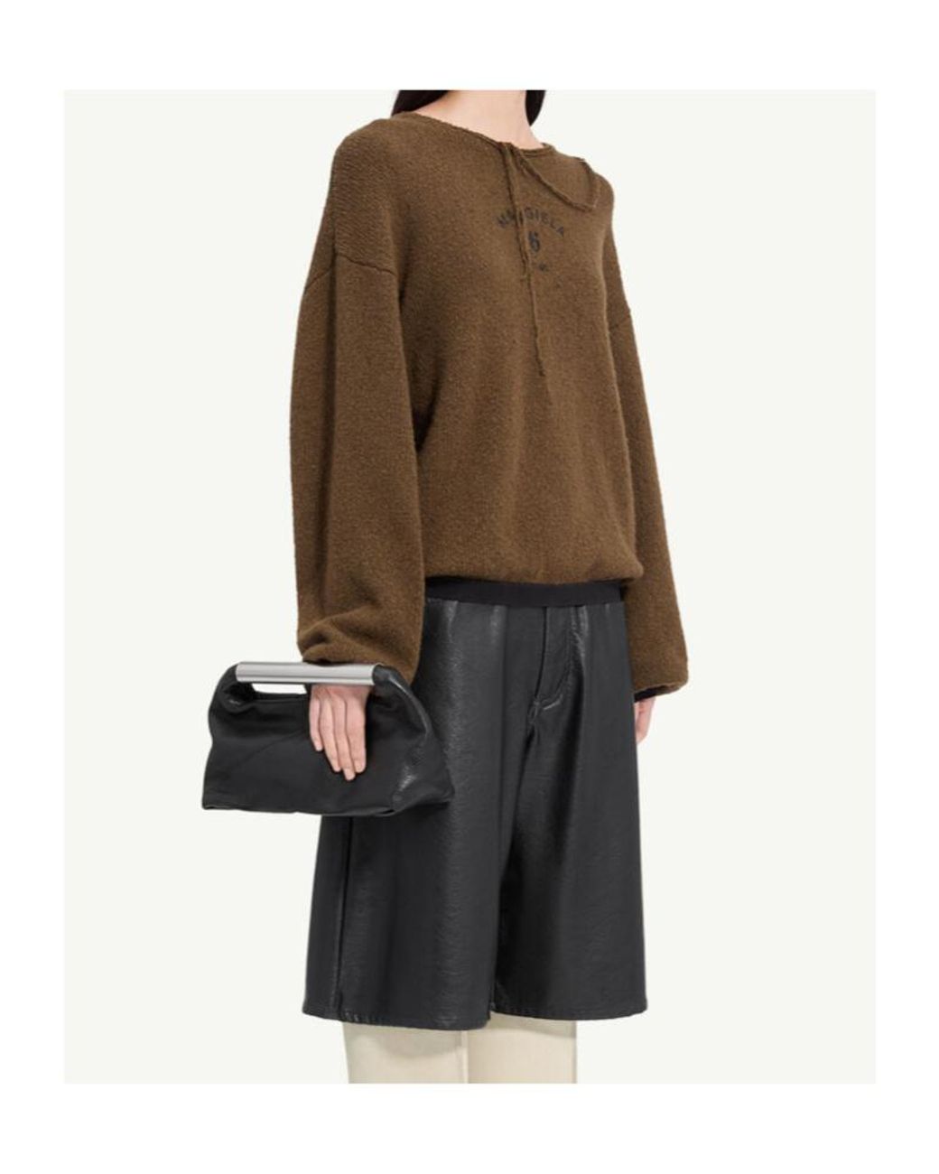 MM6 by Maison Margiela Brown Knit Jumper