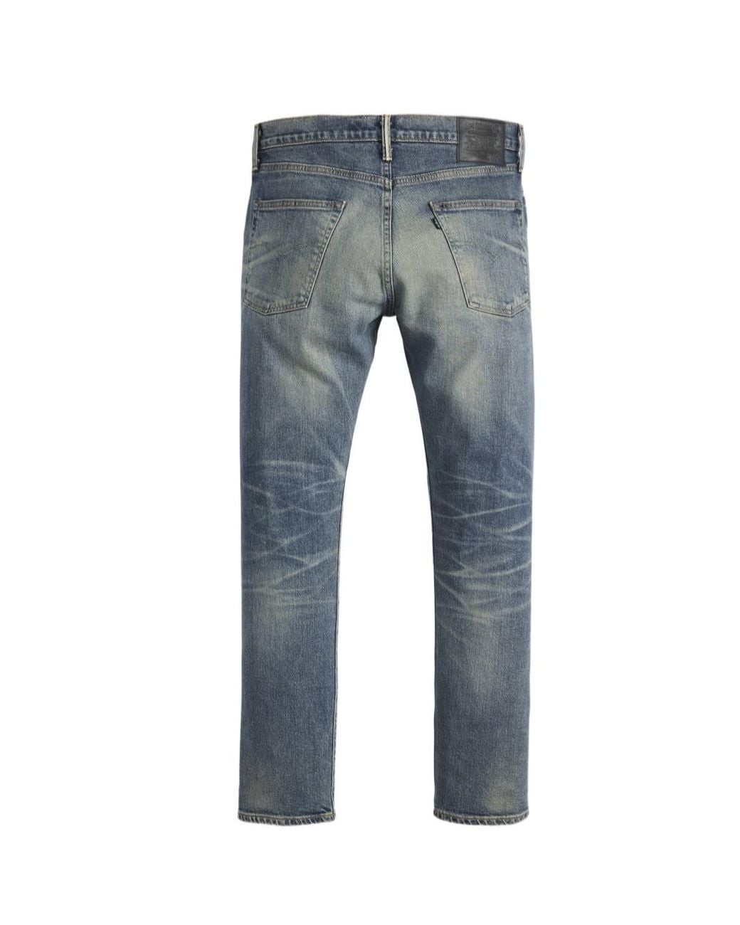 Levi's Blue 502 Taper Selvedge Jeans for men