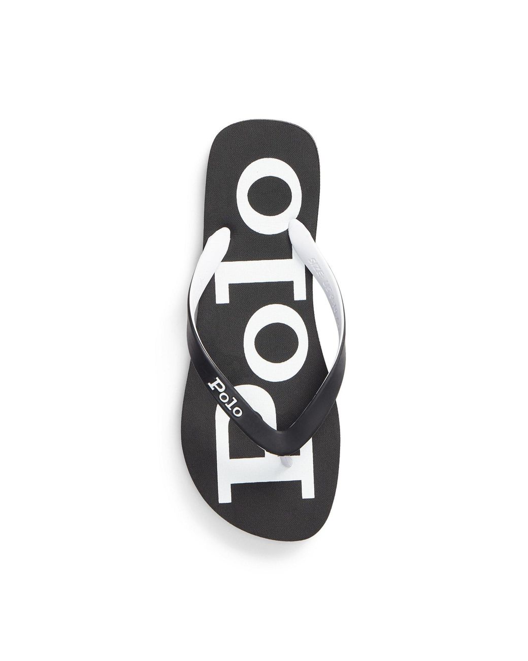Polo Ralph Lauren White Print Flip Flops for men
