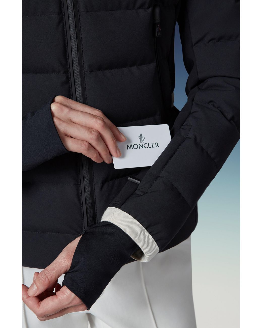 Moncler Black Lamoura Short Down Jacket