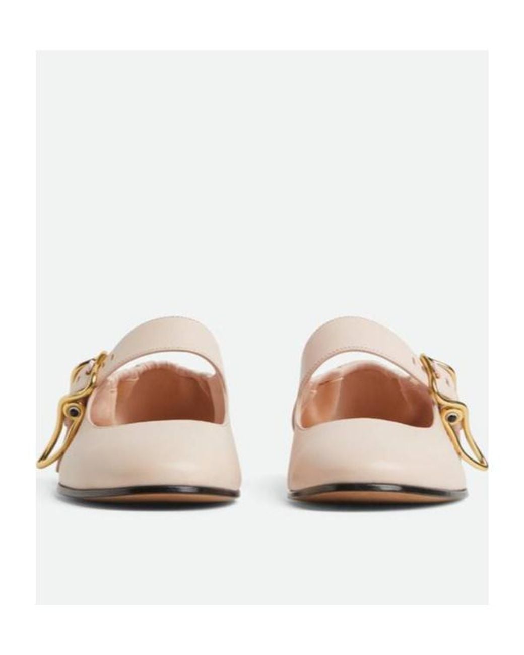 Bottega Veneta White Astaire Mary-Jane Ballerina