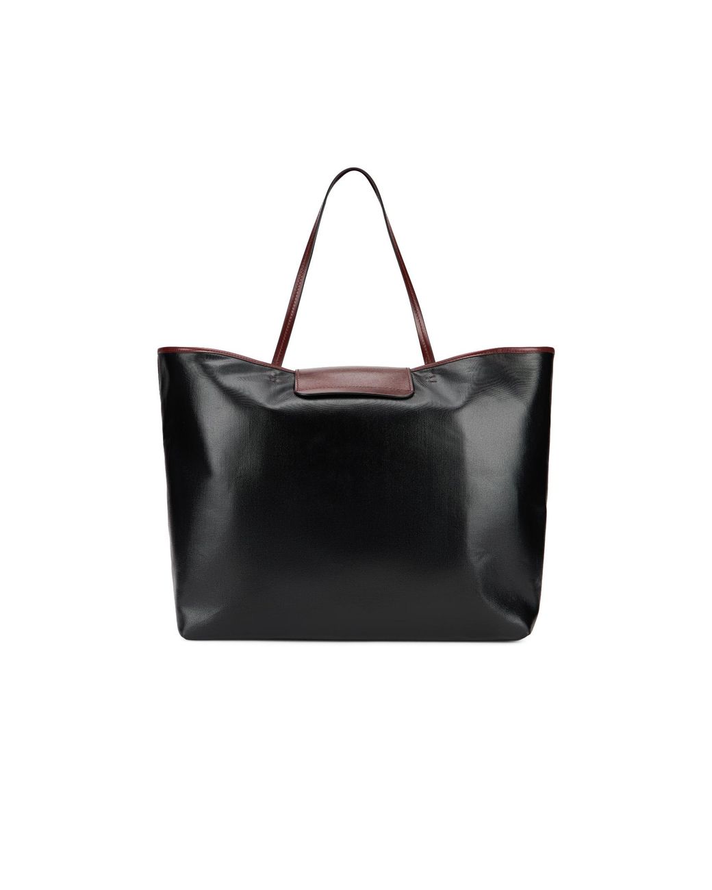 Versace Black Tote Bag With Thin Handles