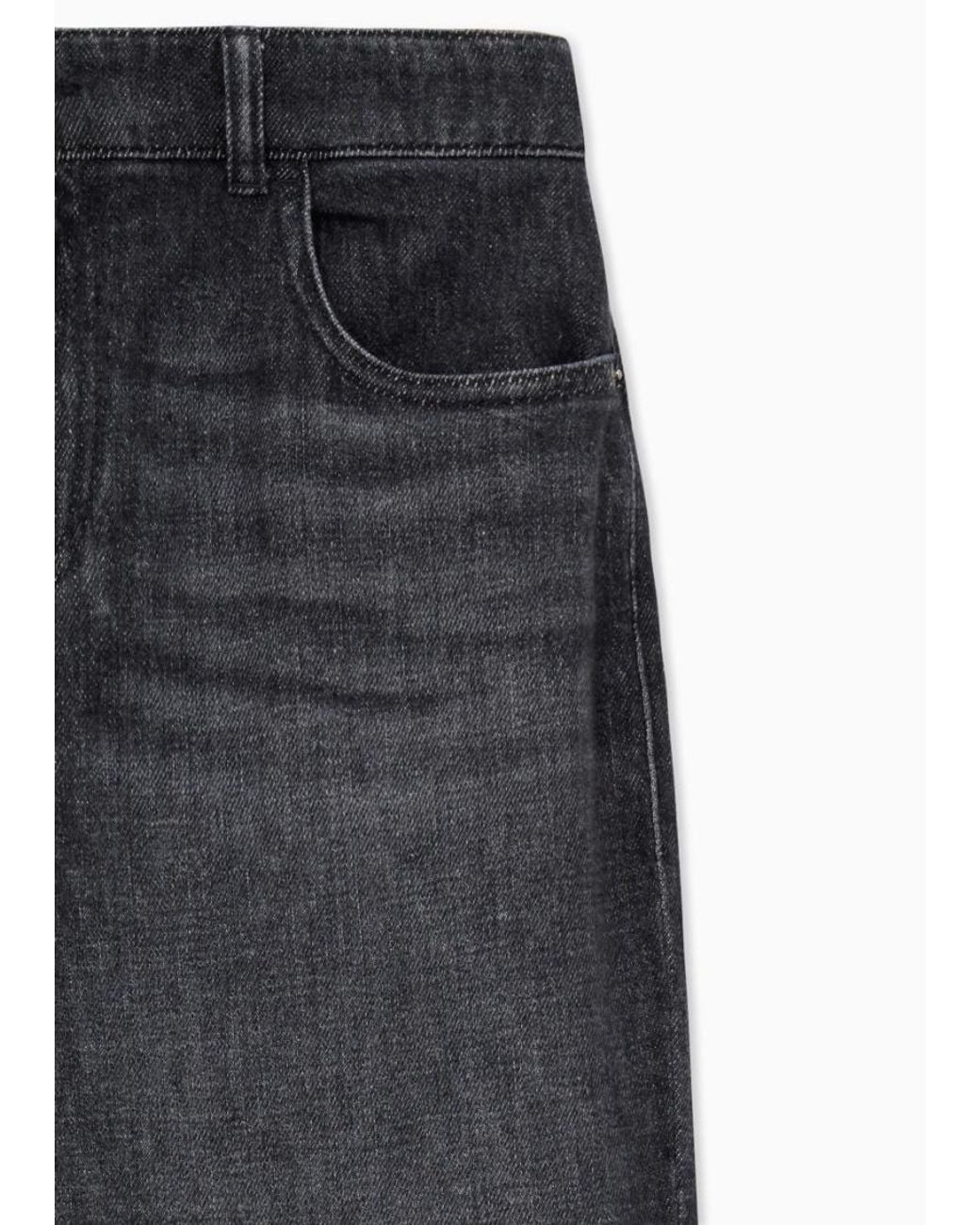 Emporio Armani Gray Slim-Fit Jeans