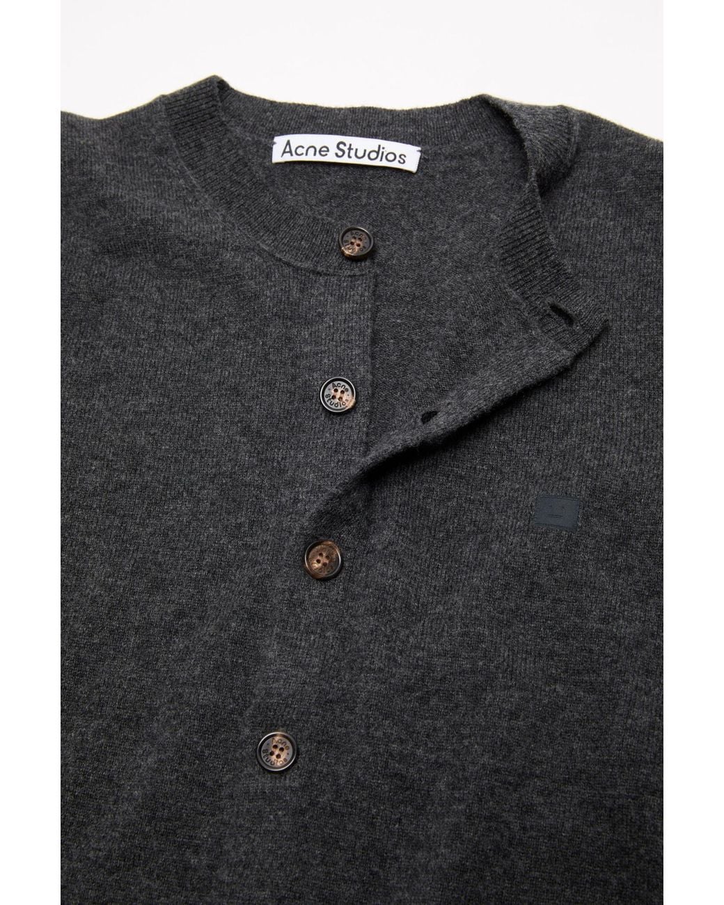 Acne Gray Fitted Cardigan
