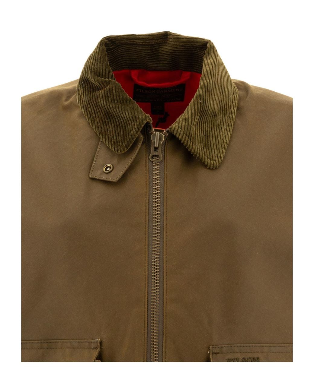 Filson Green Shelter Lightweight Waxed Jacket