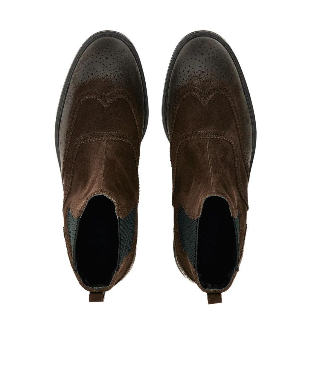 Hogan Black Round-Toe Chelsea Boots for men