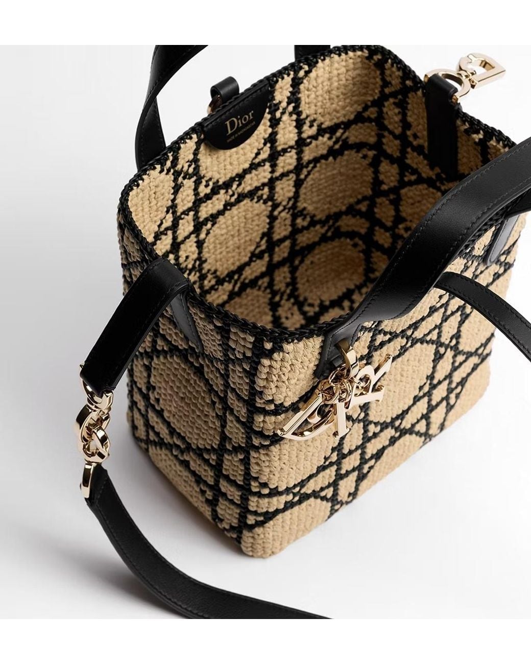 Dior Black Small Toujours Vertical Tote Bag