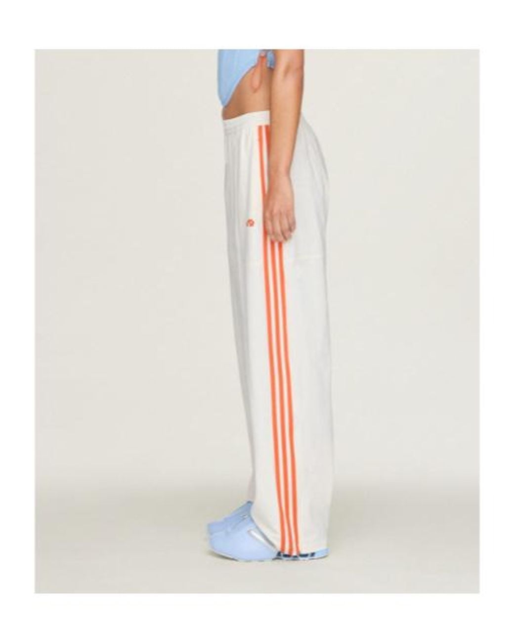 Adidas Originals White Adidas Miaou Side-Stripe Track Pants