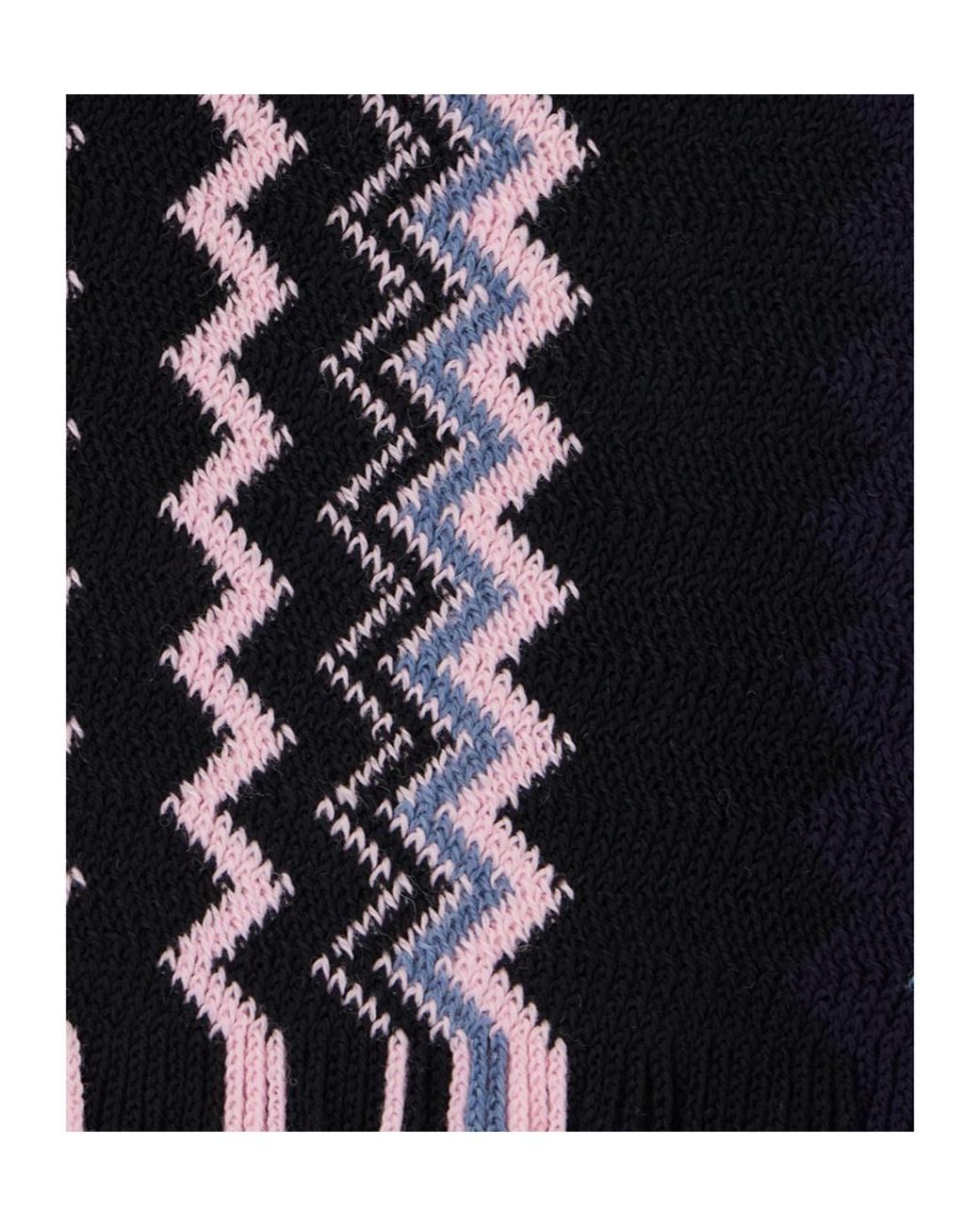 Missoni Black Patterned Scarf