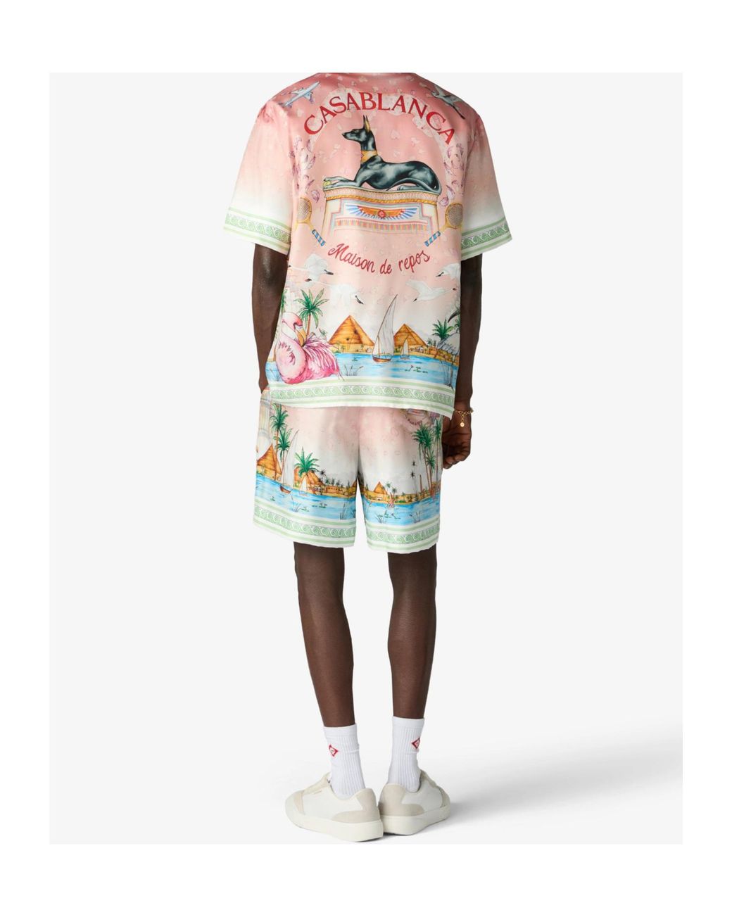 Casablanca Multicolor Ethereal Printed Shorts for men