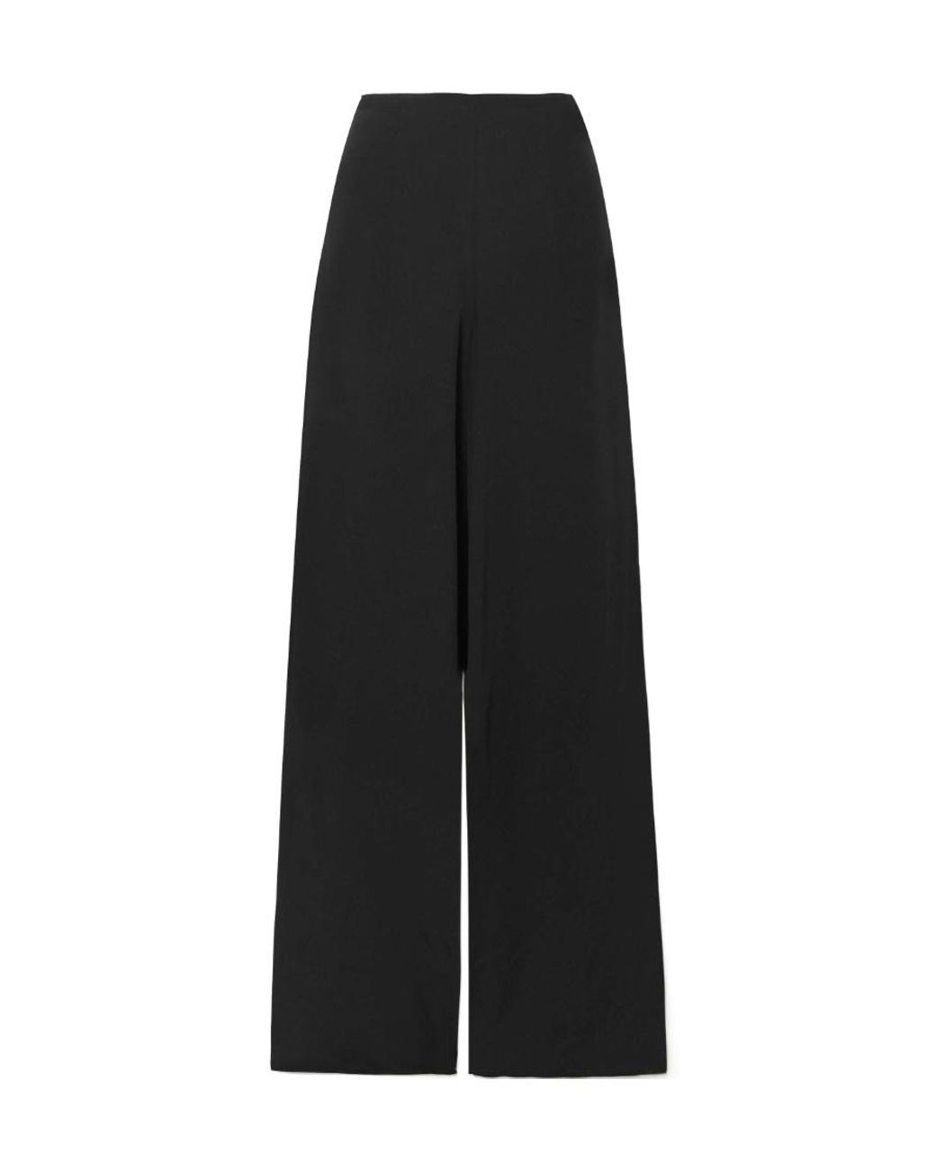 Theory Black Loose-Leg Elastic Waistband Pants