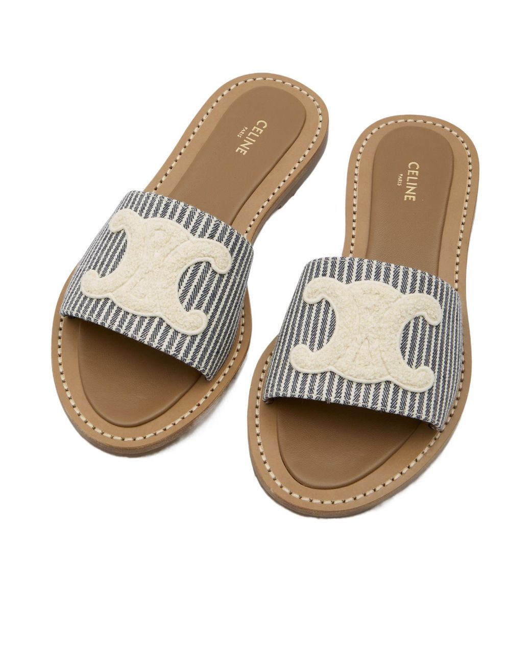 Céline White Lympia Mule