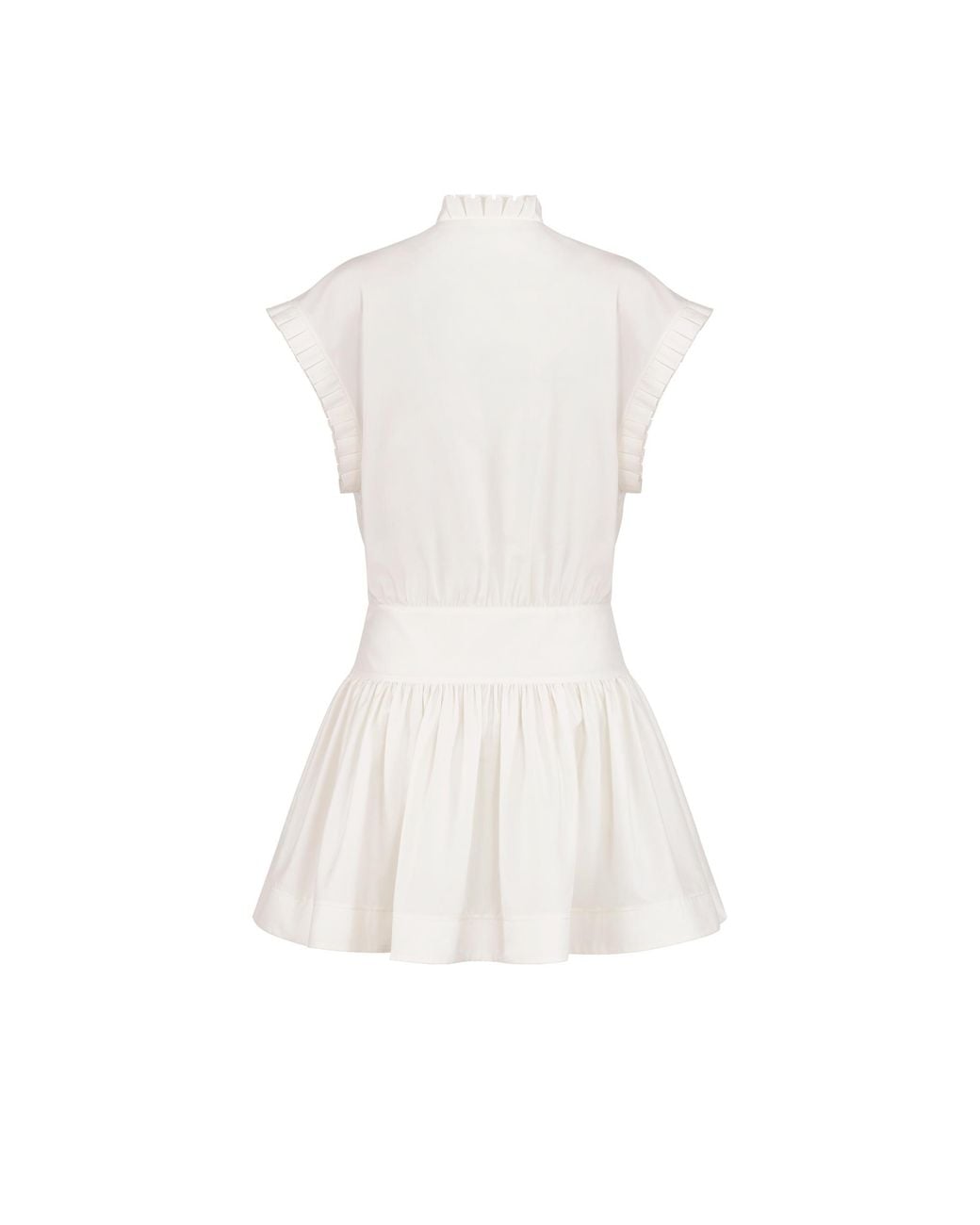 Dior White Iviera Short Flared Dress