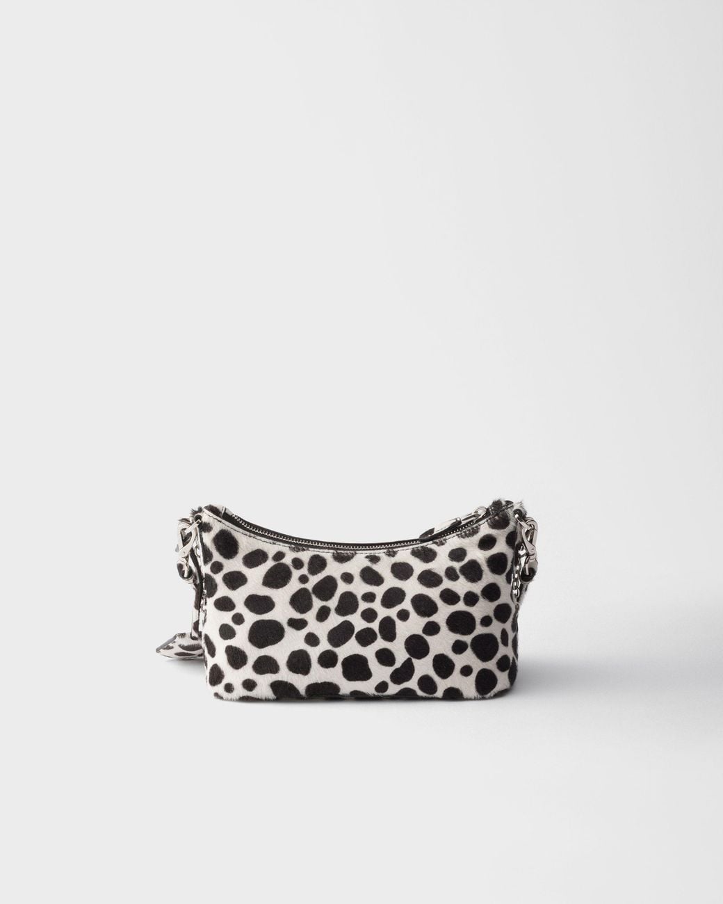 Prada Black Printed Calf Hair Mini-Bag