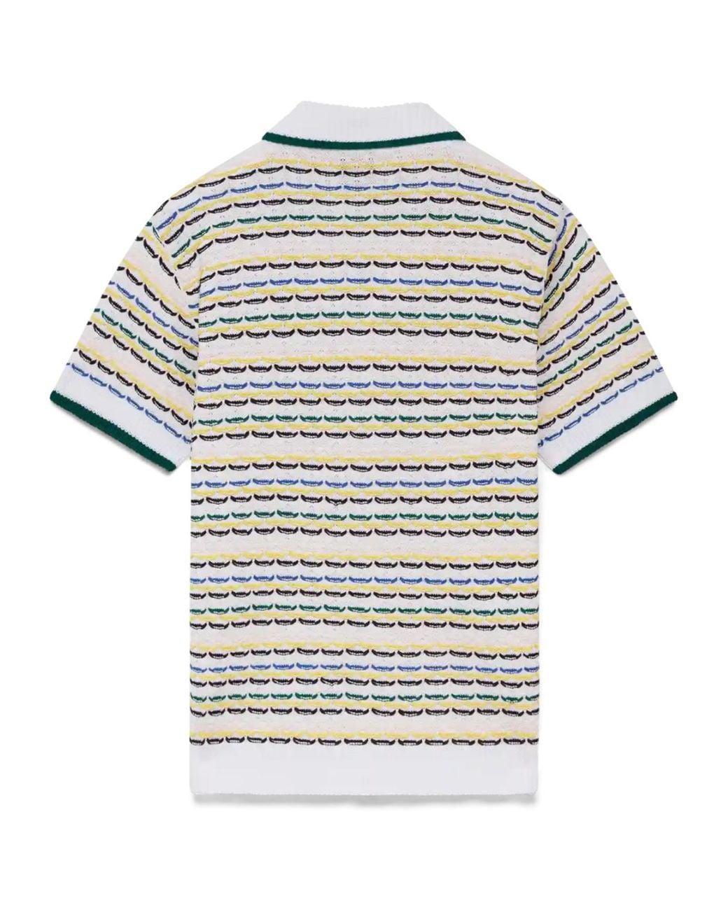 Casablanca White Tuck Stitch Shirt for men