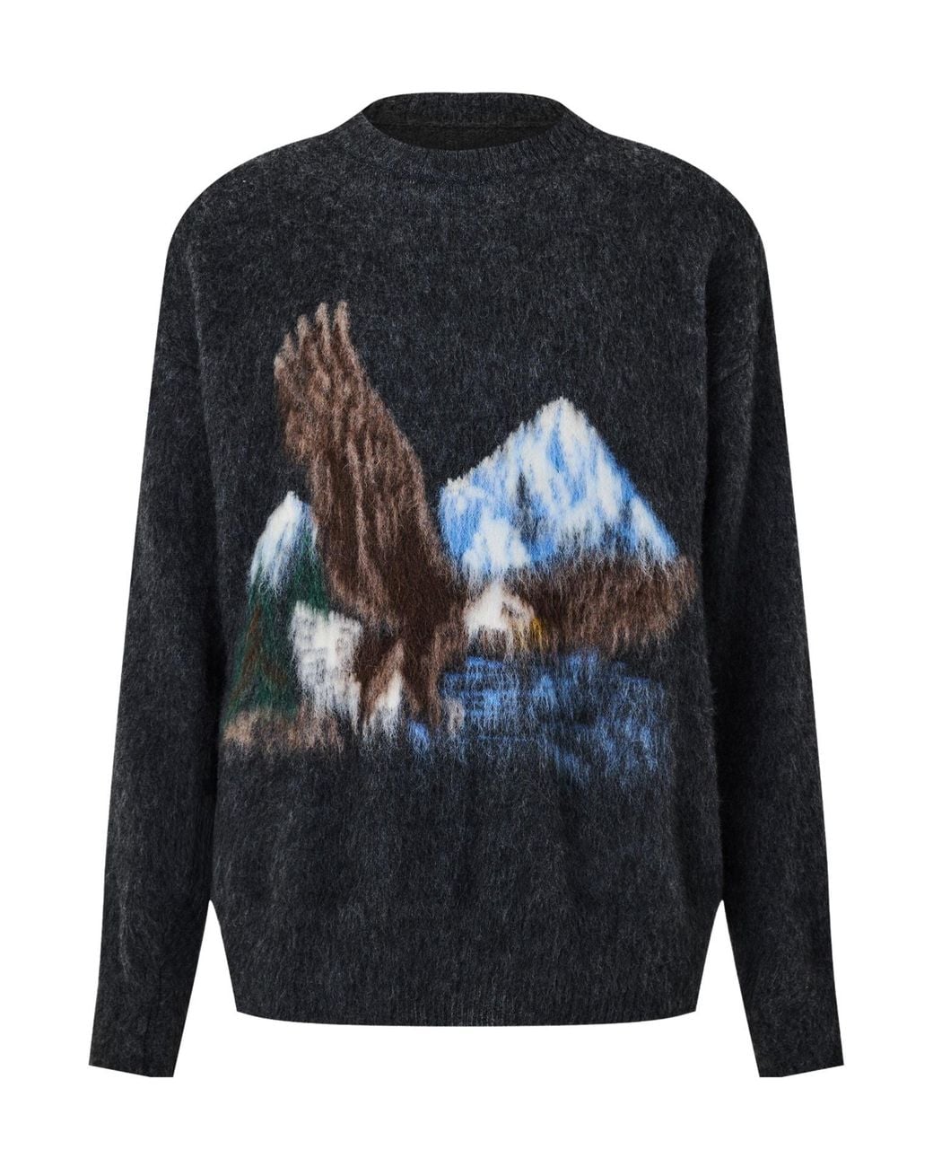 Maison Margiela Blue Long-Sleeved Sweater for men