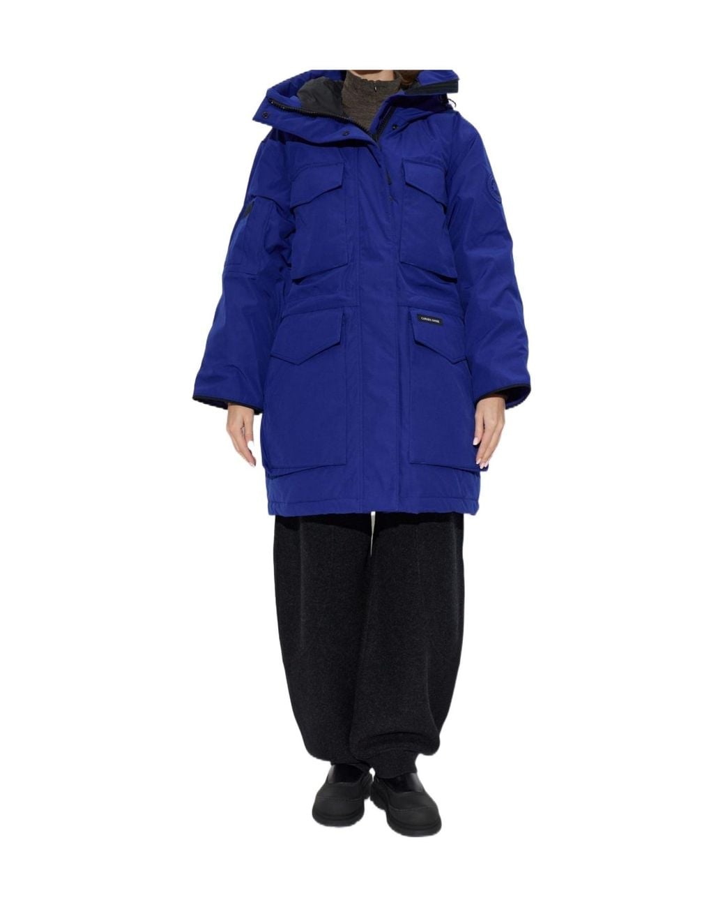Canada Goose Blue Erie Hooded Down Jacket