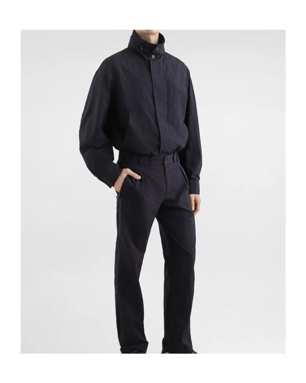 Dolce & Gabbana Blue Logo Patch Jacket for men