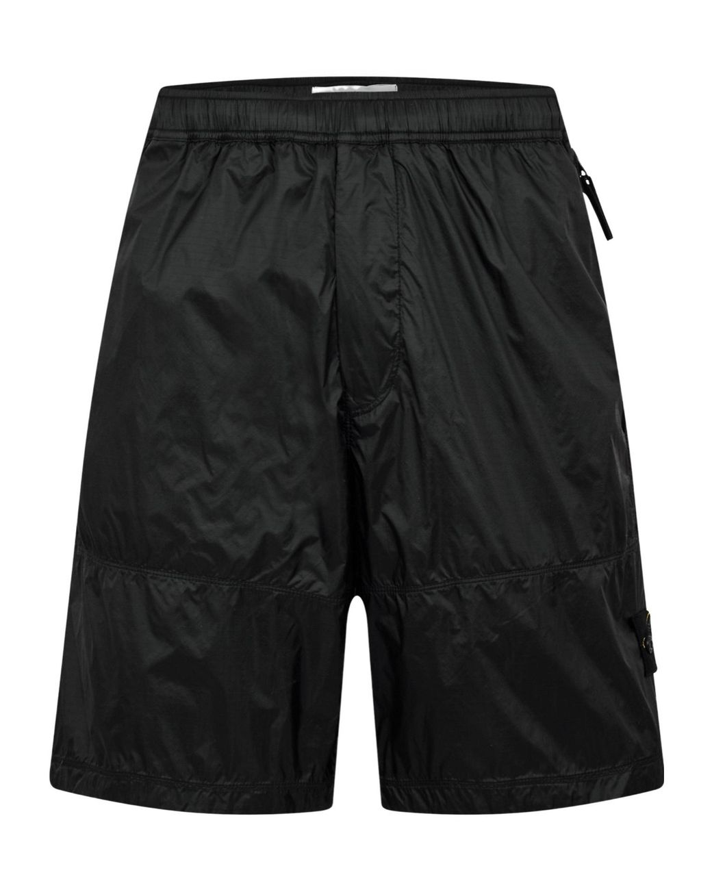 Stone Island Black Sports Casual Shorts for men