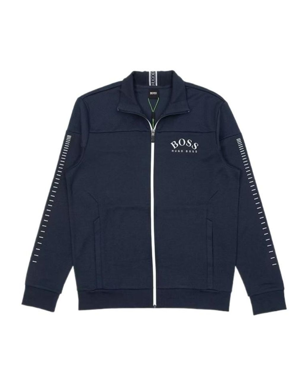 Boss Blue Long-Sleeved Casual Jacket for men