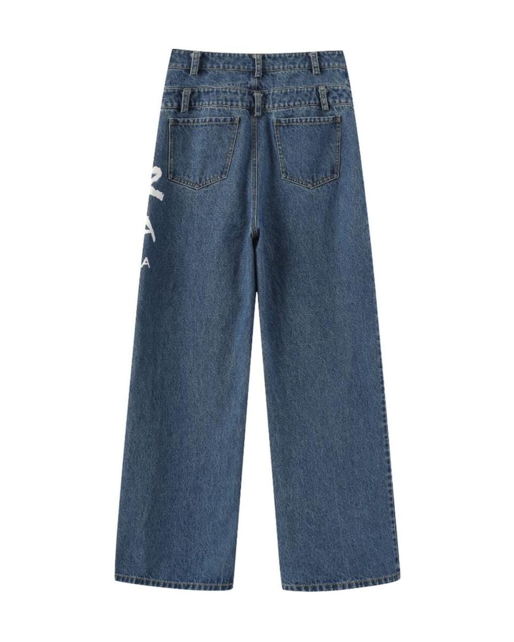 Marissa Chiara Blue Belt Loop Jeans