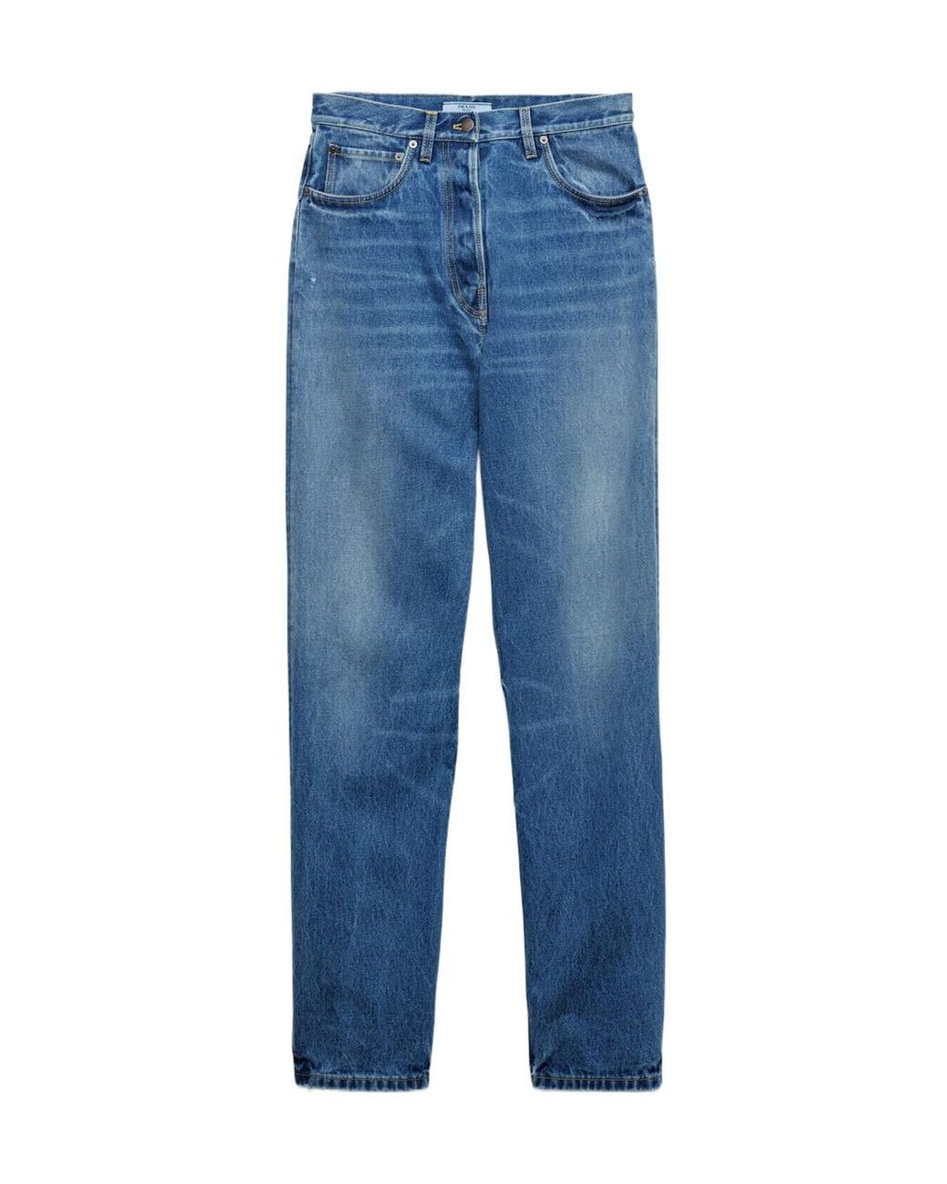 Prada Blue Five-Pocket Denim Jeans